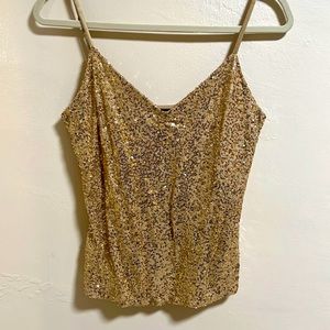 The Limited shiny gold Blouse